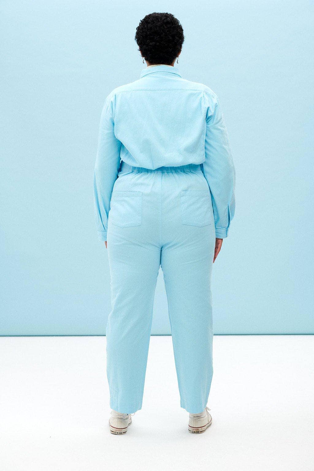 Lucy & Yak Boilersuit Carmen Organic Cotton Boilersuit in Atomizer Blue